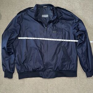 Members Only Dark Blue Windbreaker